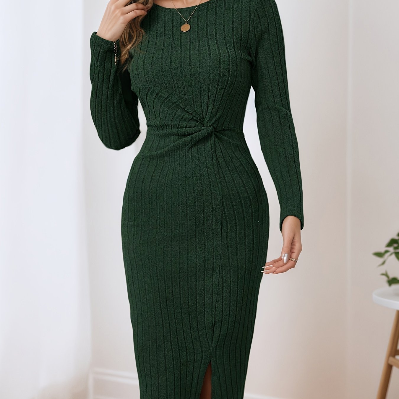 Vestido verde escuro Vestiosa™