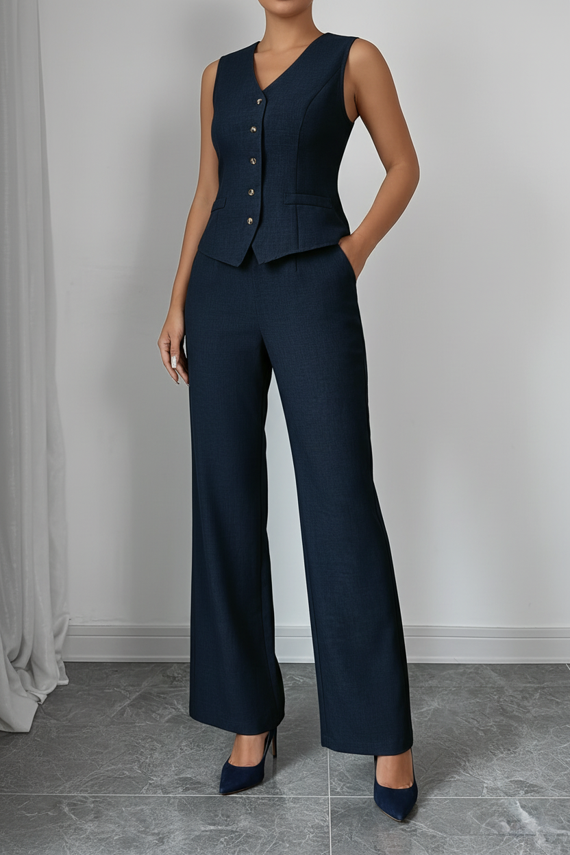 Conjunto Azul Marinho Corpo Inteiro VIP