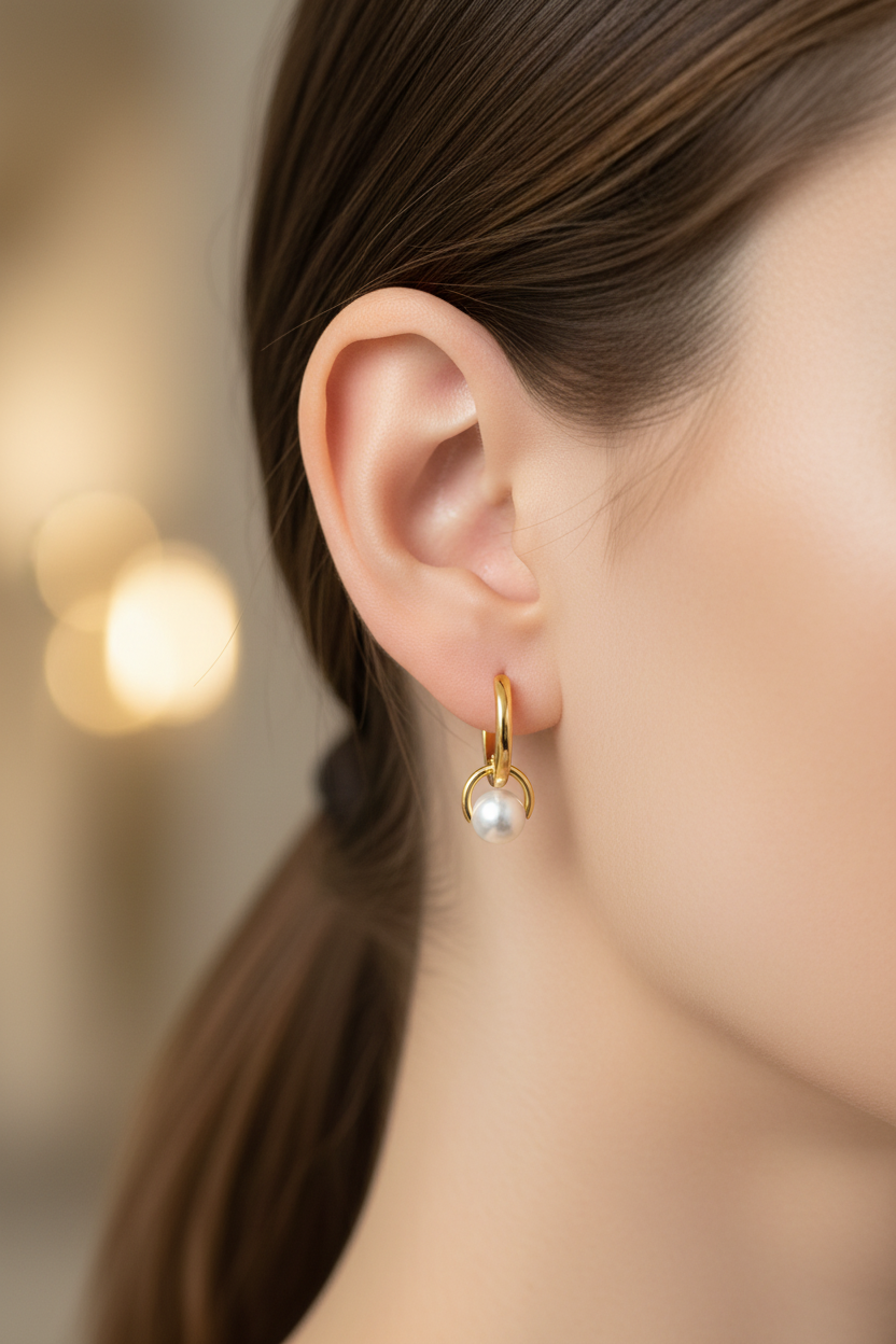 Modelo elegante - proporções corretas